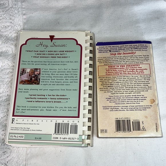 STOP THE INSANITY BOOK AND C’MON AMERICA LETS EAT COOKBOOK BY SUSAN POWTER - Picture 4 of 16